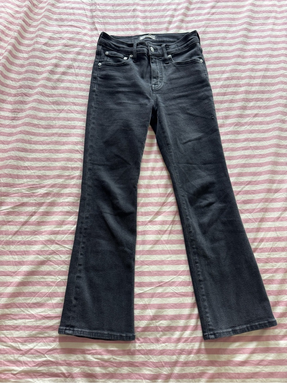 Madewell Black Bootcut Jeans